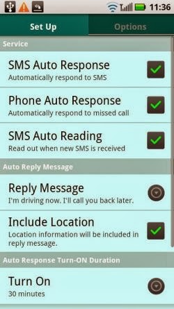 Set Up: Auto Response SMS, Missed Calls Auto Response SMS & SMS Auto Reading