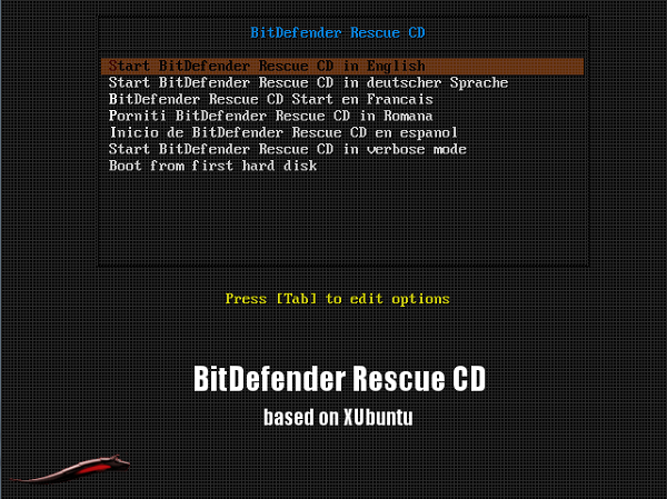 bitdefender rescue disk iso