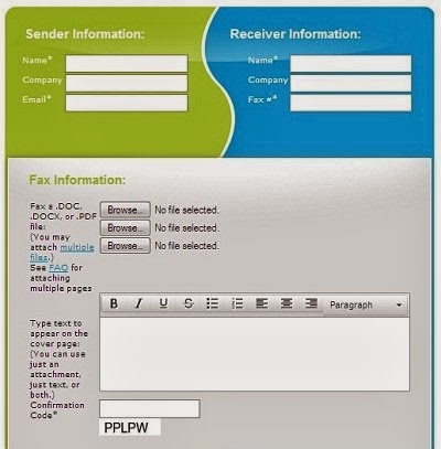 how to send free fax by email