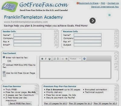 Send free fax with GotFreeFax Free in US and Canada