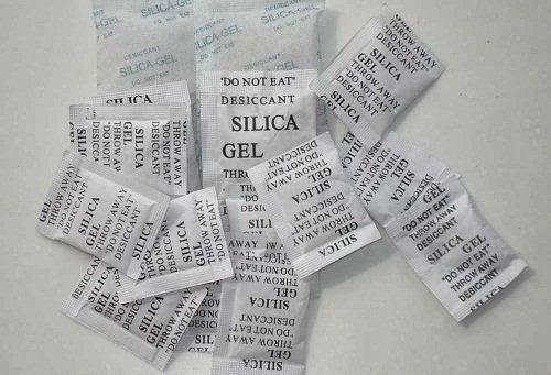 Silica Gel Packets for absorbing moisture