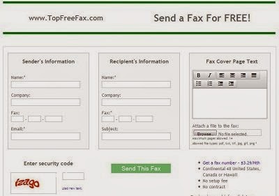 TopFreeFax Free Fax Service for US and Canada only