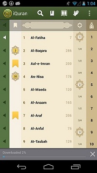 This app provides you with the full Qur'an as well as its full english translation along with a full set of audio recitation files