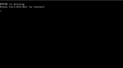 Fix NTLDR Missing Error – Press any key to restart