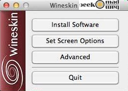 run windows application on mac with winskin winery free tool, run windows software on mac free