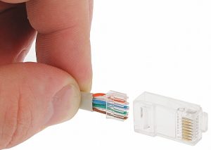 Recommendations for crimping Category 6a twisted pair cable