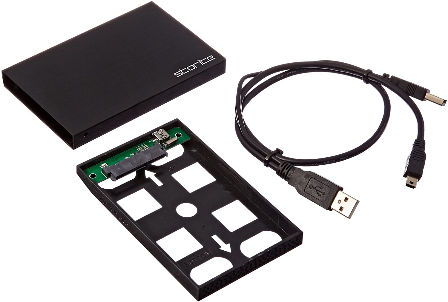 SSD cable and enclosure