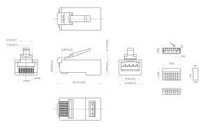 cat6 connector design