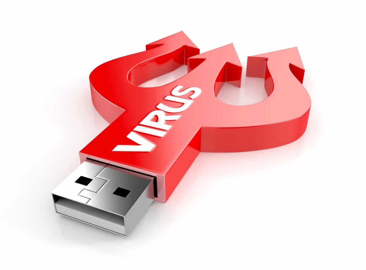 virus flash drive